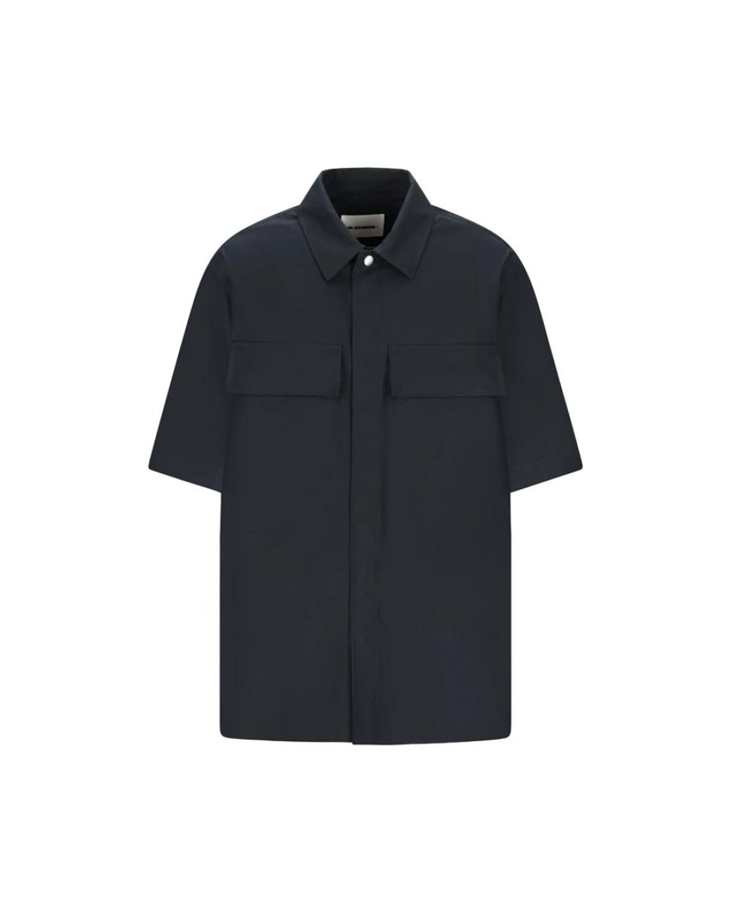 Jil Sander Blue Short Sleeve Shirts for men