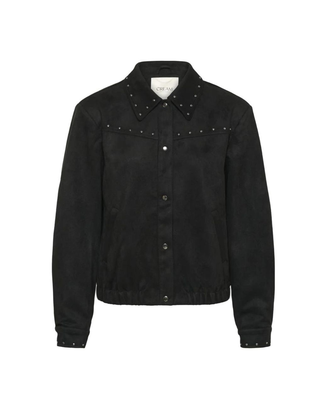 Cream Bomberjack in het Black