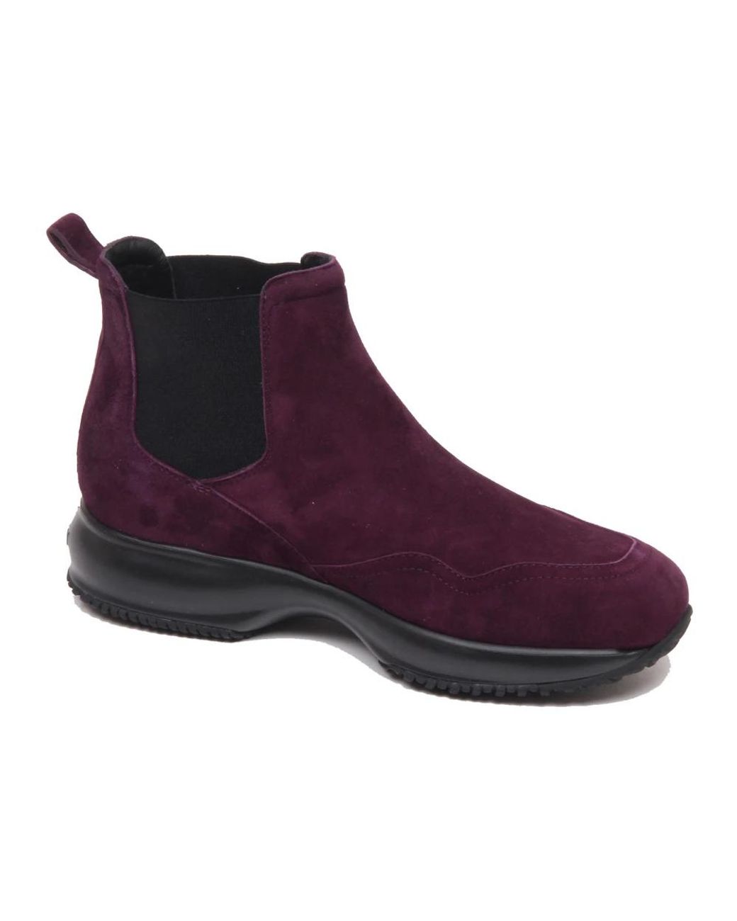 Hogan Purple Chelsea Boots