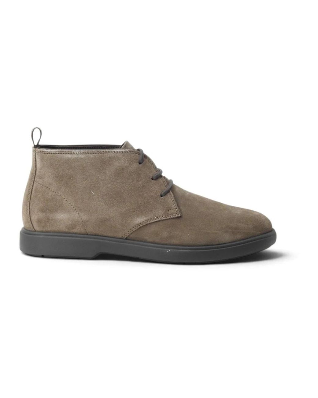 Geox Gray Lace-Up Boots for men