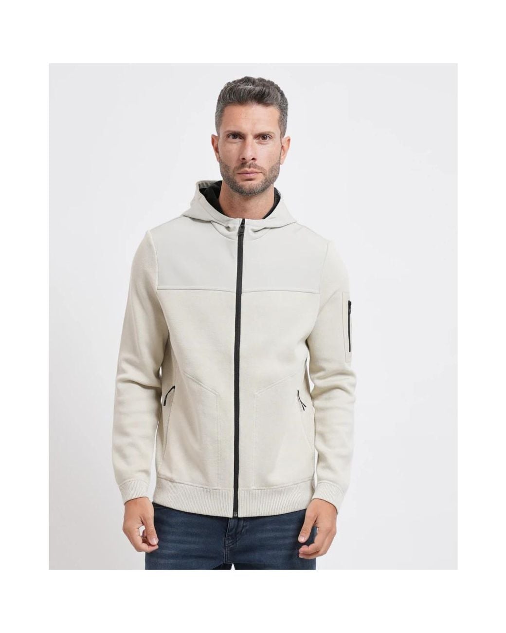 Boss Gray Zip-Throughs for men