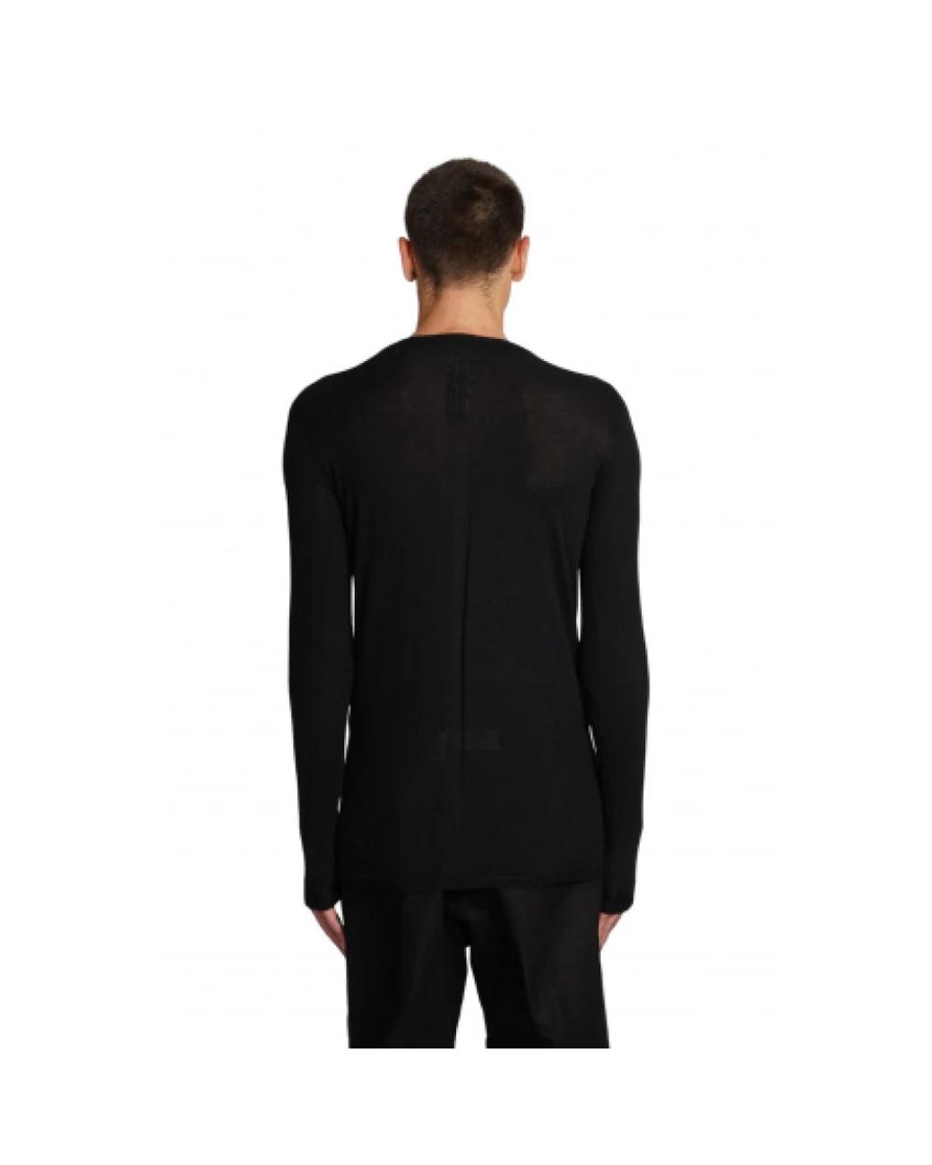 Rick Owens Black Round-Neck Knitwear for men