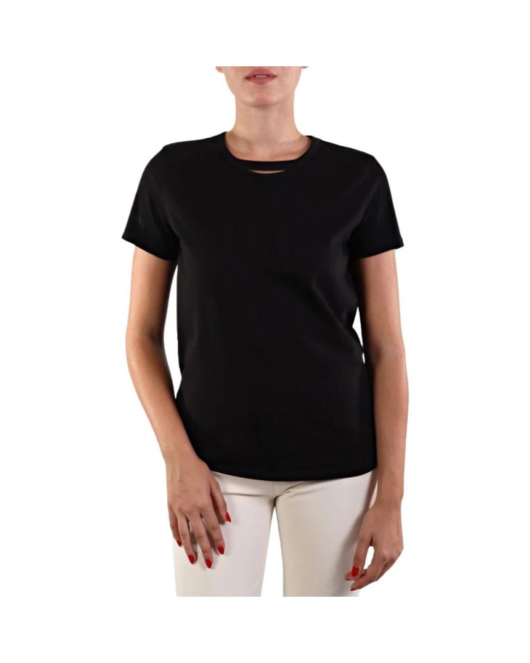 Elisabetta Franchi Black T-Shirts