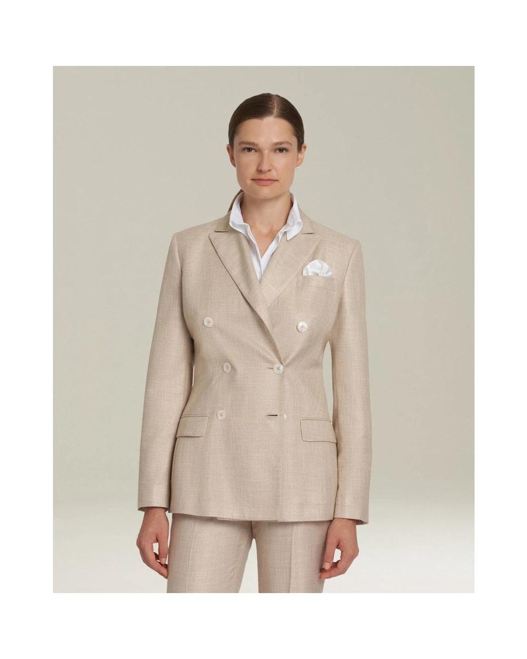 Kiton Blazers in het Natural