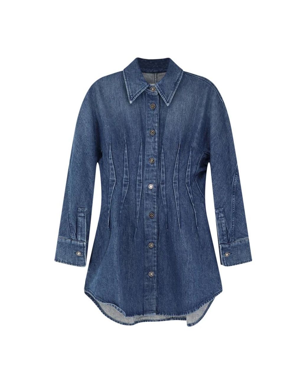Givenchy Blue Cocoon Kleid
