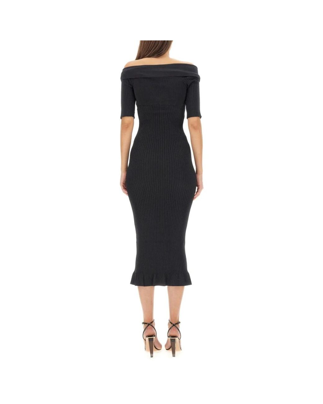 Philosophy Di Lorenzo Serafini Black Knitted Dresses