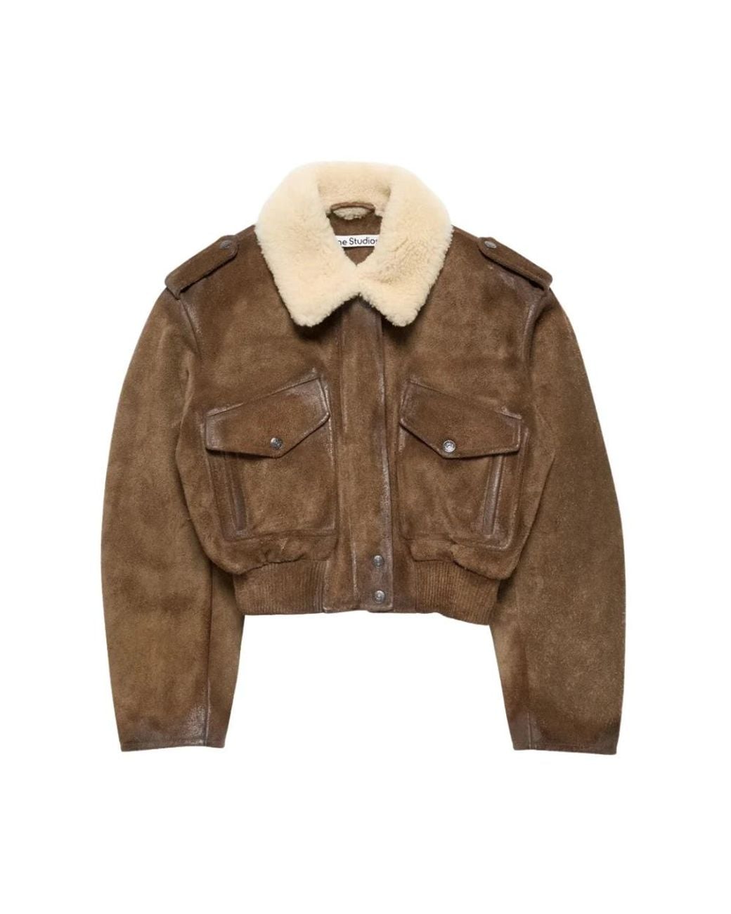Bomber Jackets Acne de color Brown