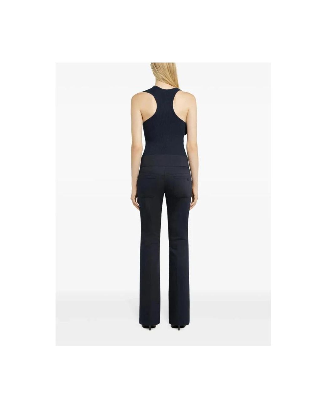 Courreges Blue Sleeveless Tops