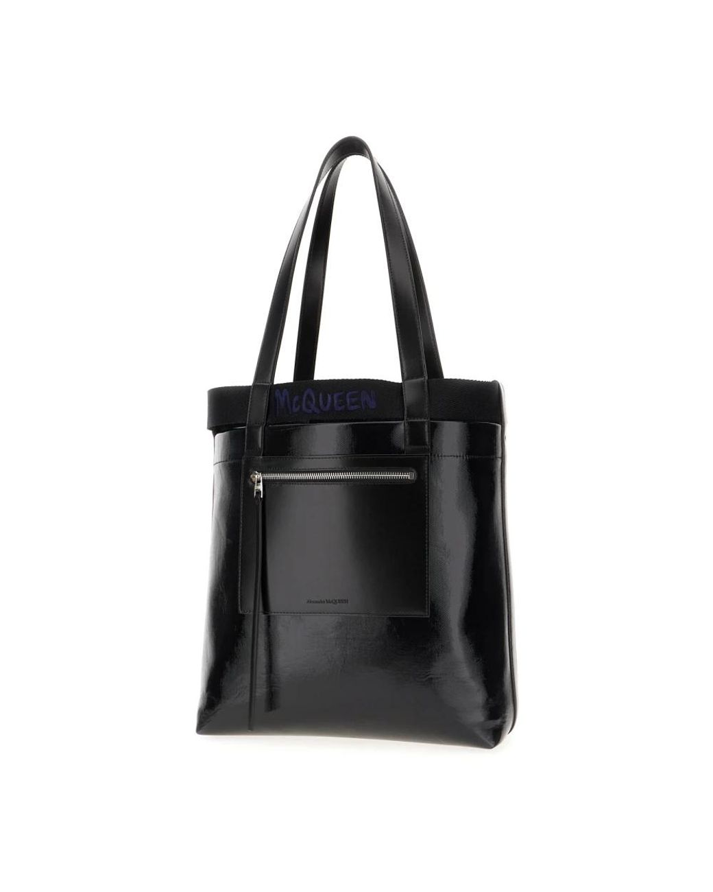 McQueen Black Tote Bags for men