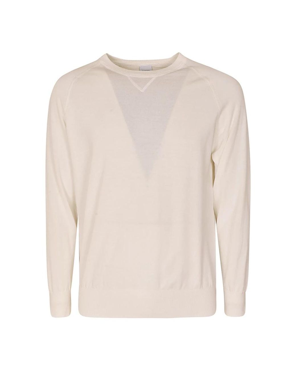 Aspesi White Round-Neck Knitwear for men