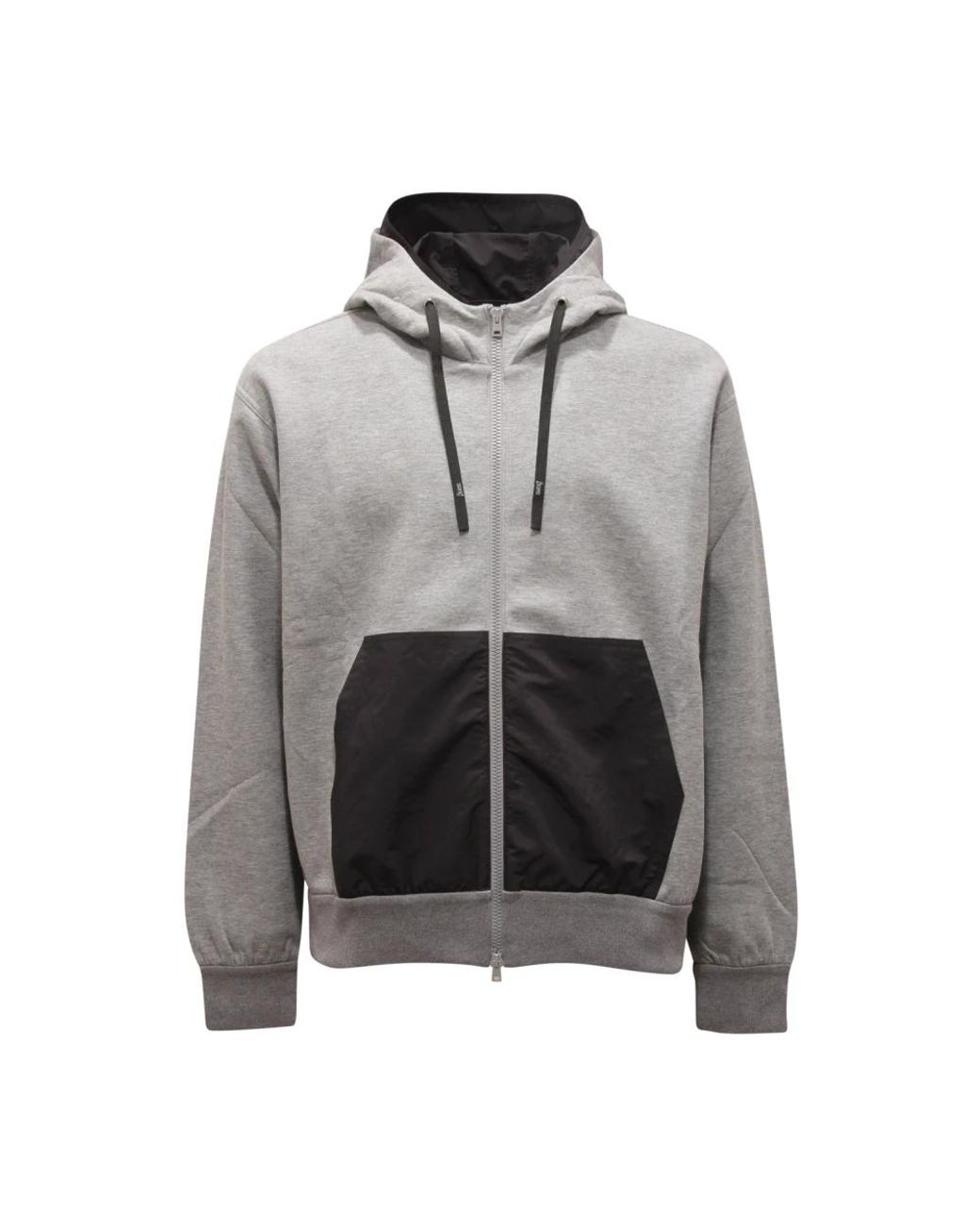 Herno Gray Zip-Throughs for men