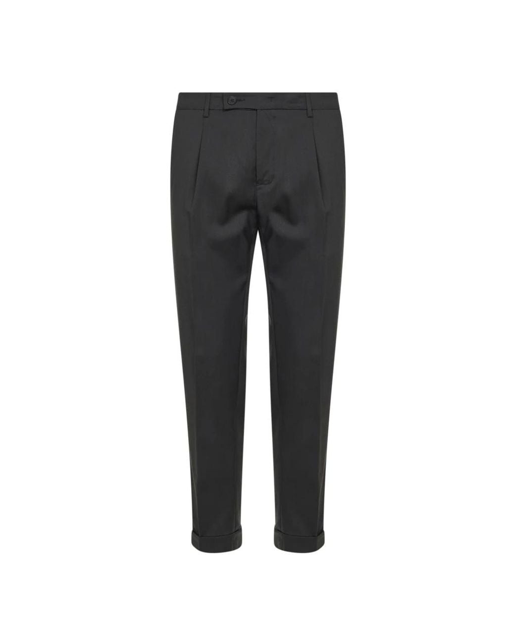 D4.0 Gray Slim-Fit Trousers for men
