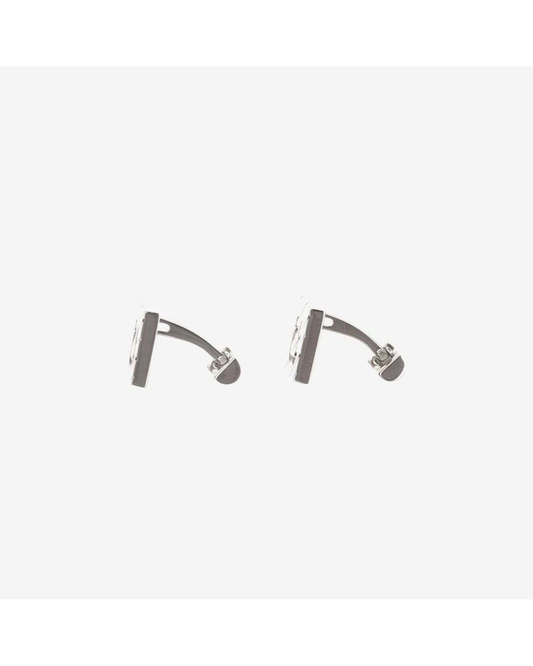 Ferragamo Metallic Clips Bars for men
