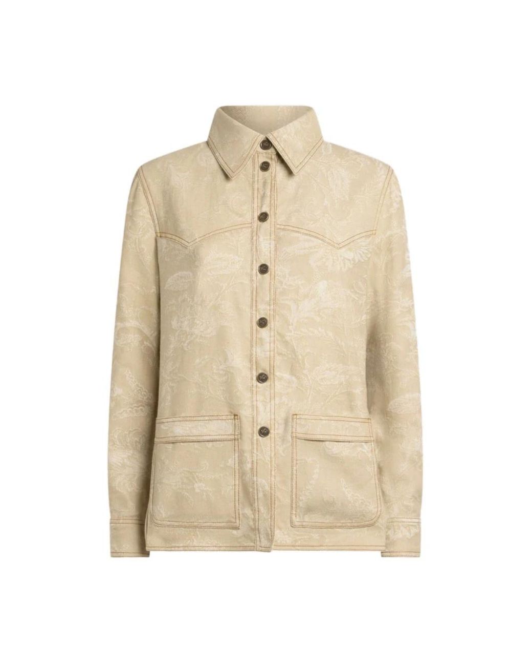 Etro Natural Denim Jackets