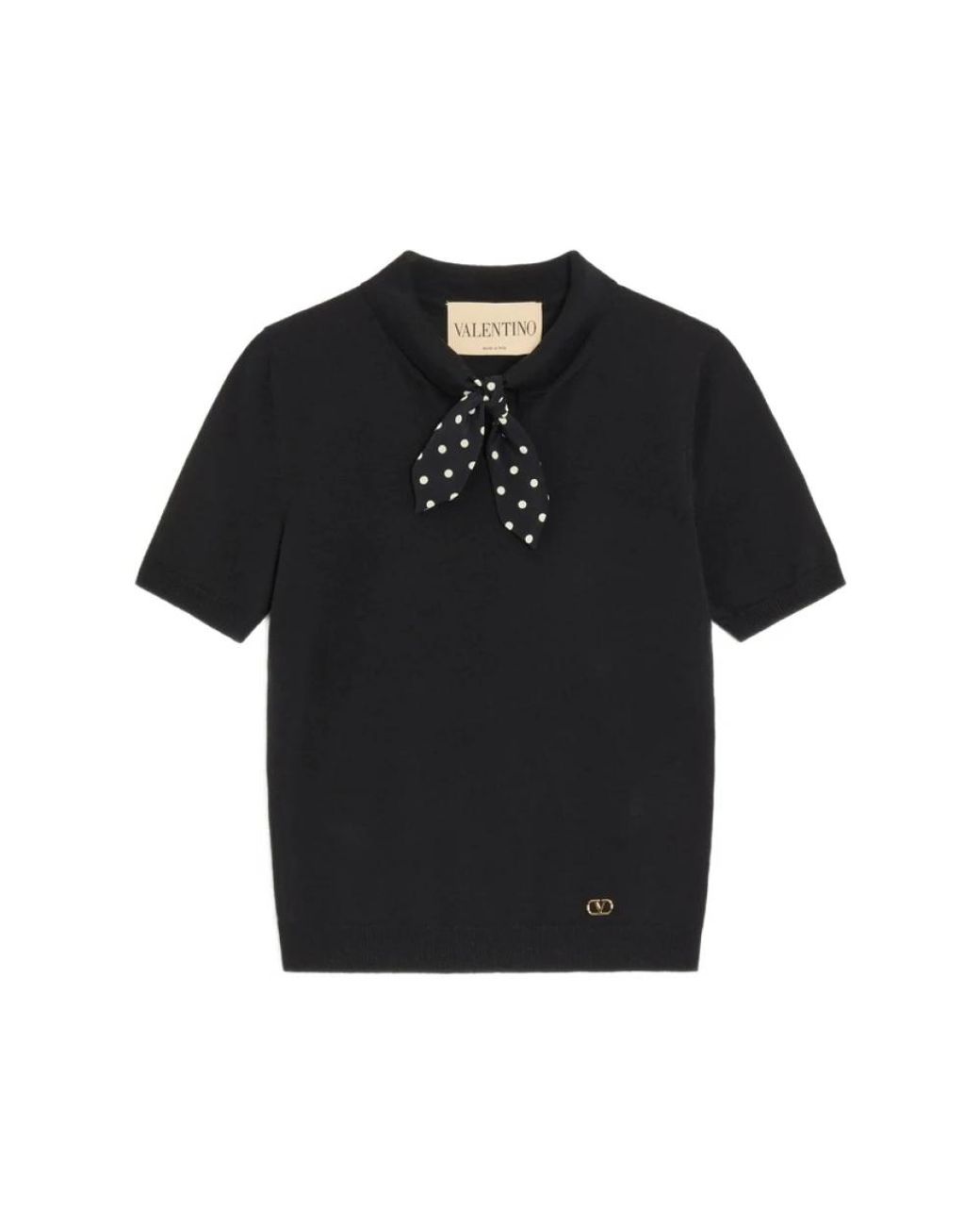 Valentino Black Polo Shirts
