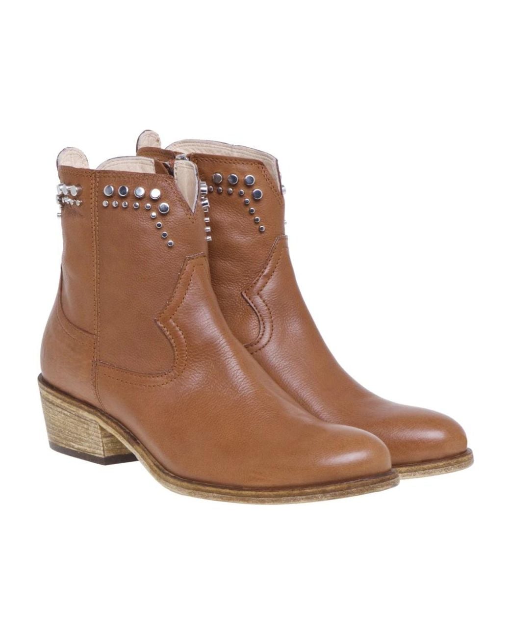 FRU.IT Brown Cowboy & Biker Boots