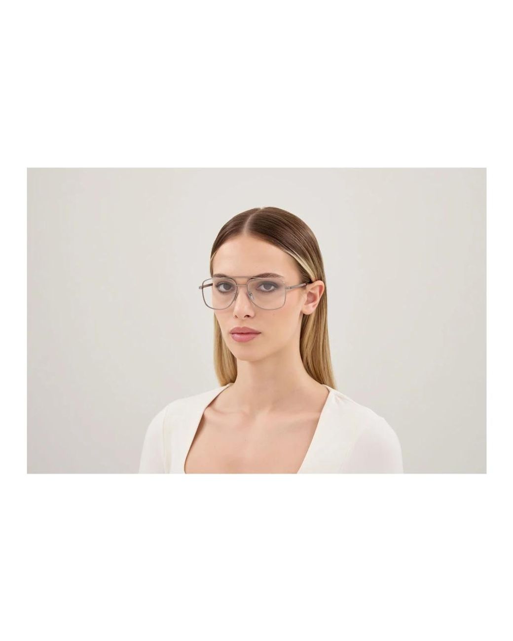 Gucci Metallic Aviator-Brille