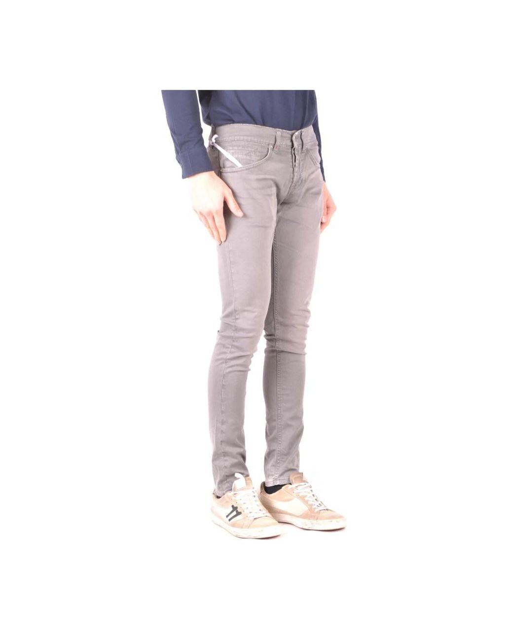 Dondup Gray Skinny Fit Jeans for men
