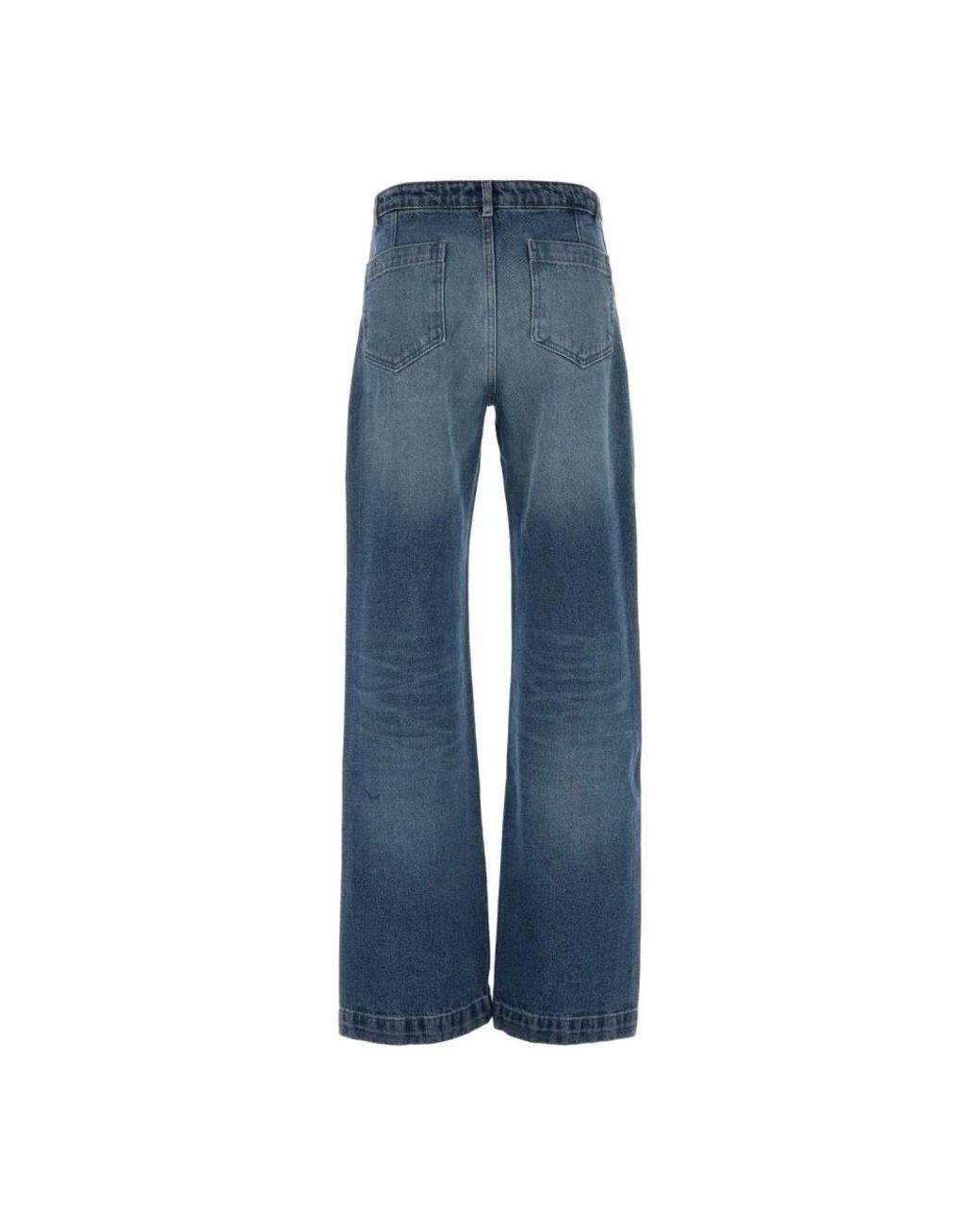 A.P.C. Blue Wide Jeans