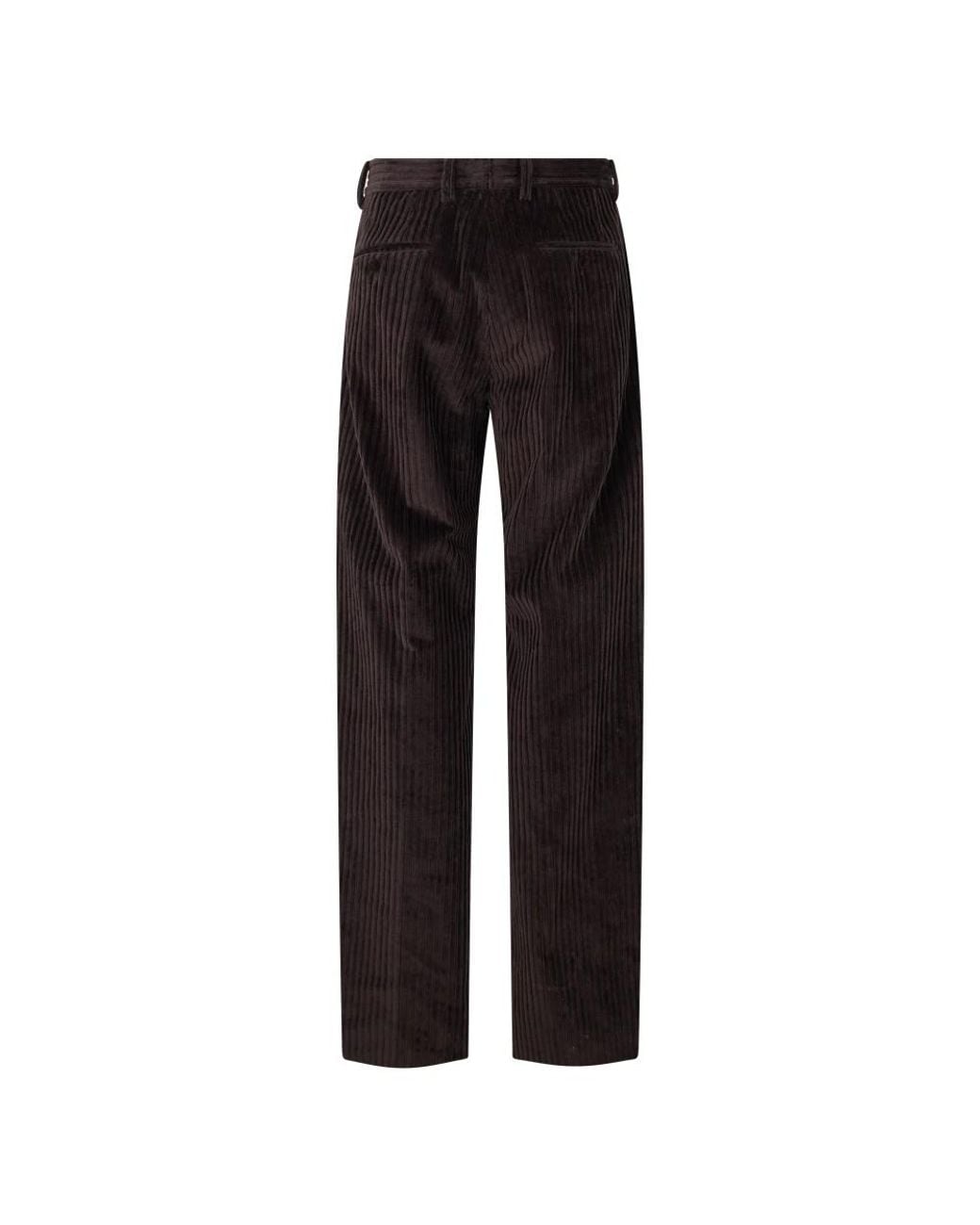 Dolce & Gabbana Black Straight Trousers for men