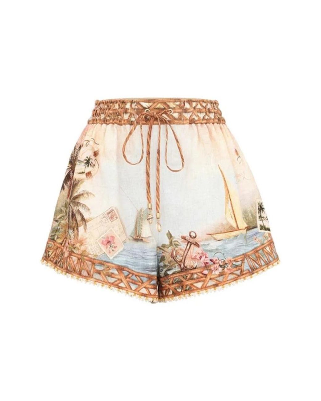 Zimmermann Natural Short Shorts