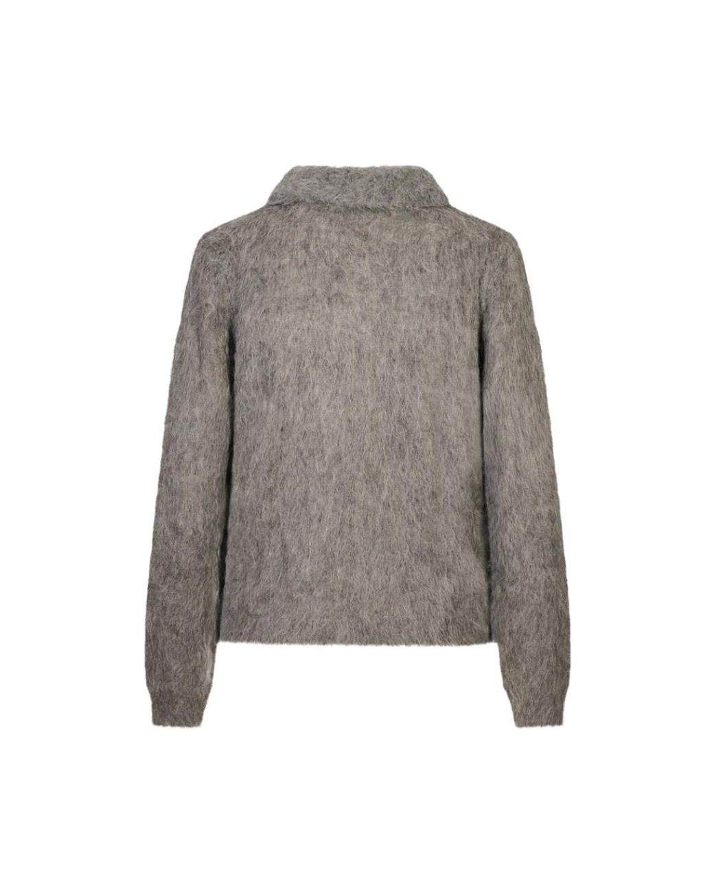 Chloé Gray Round-Neck Knitwear
