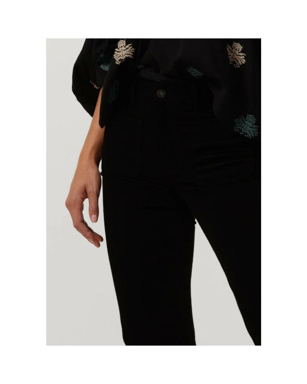 Vanessa Bruno Broeken ,Zwart ,Wijde Broek Zwart in het Black