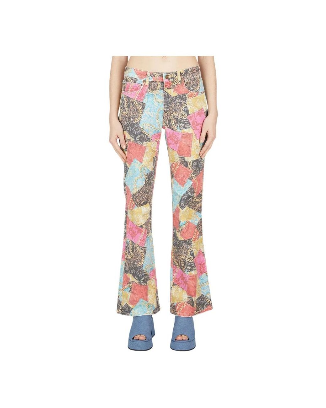 Guess Red Flare Jeans