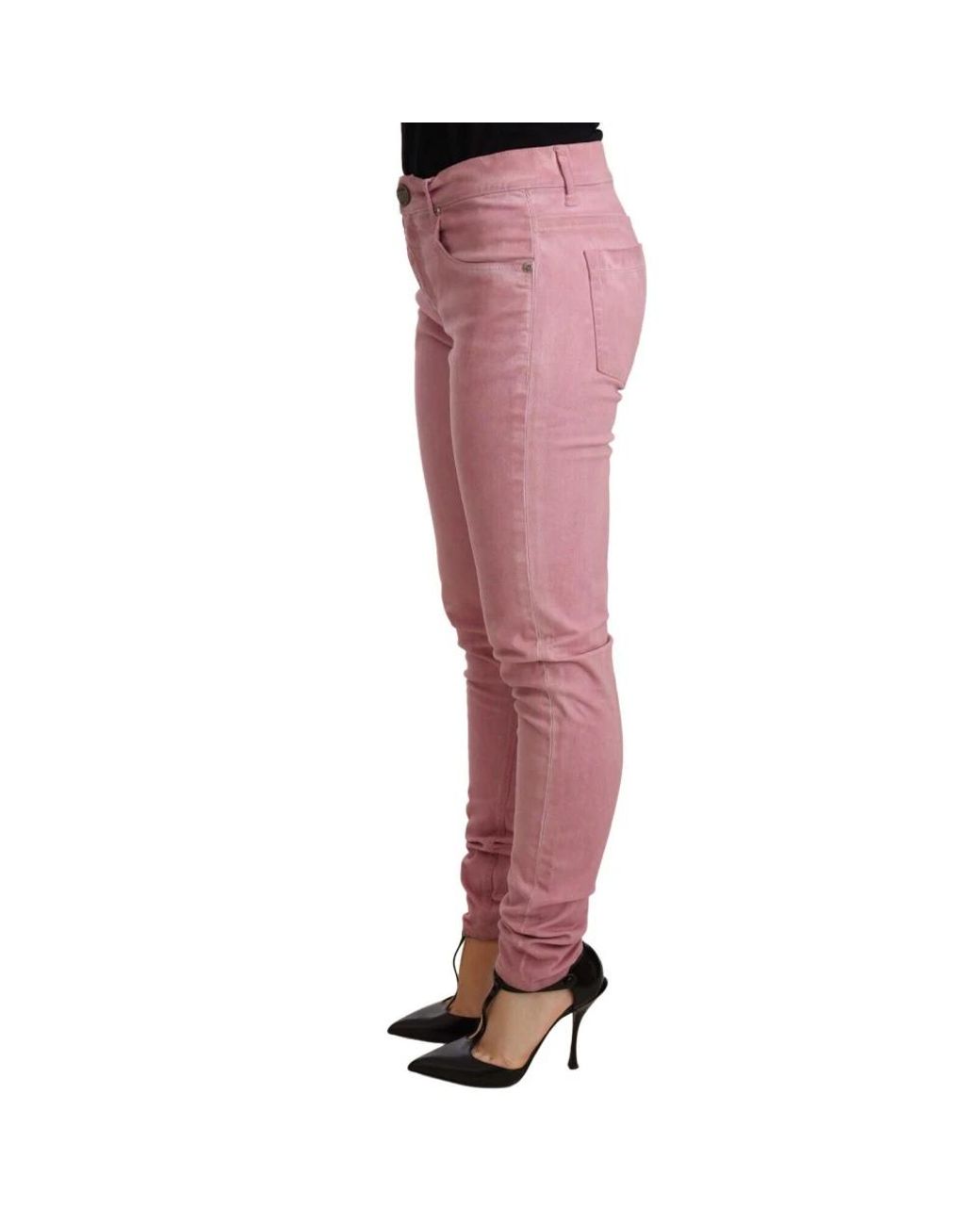 Acht Red Slim-Fit Trousers