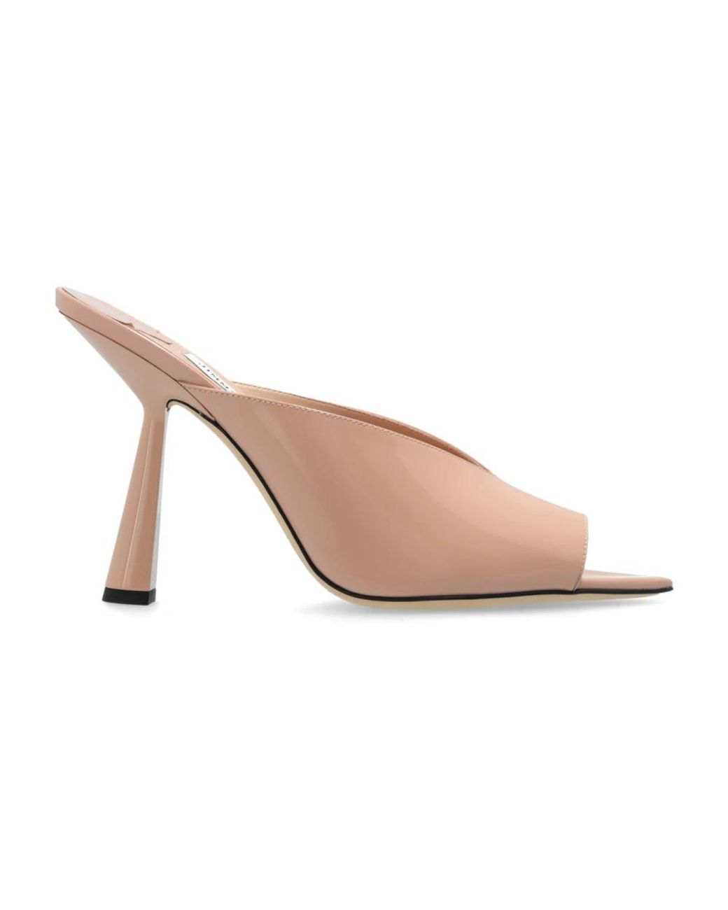 Jimmy Choo Pink Heeled Mules
