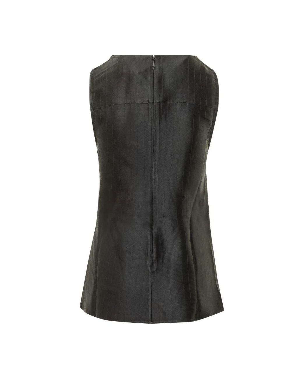 Loulou de Saison Gray Sleeveless Tops