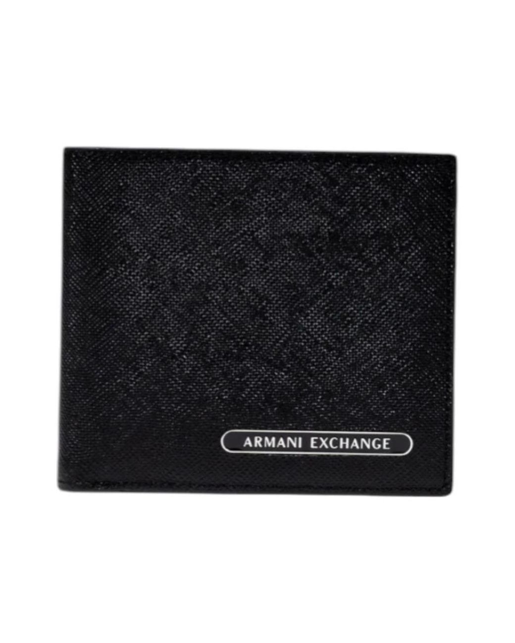 ARMANI EXCHANGE Black Wallets & Cardholders for men