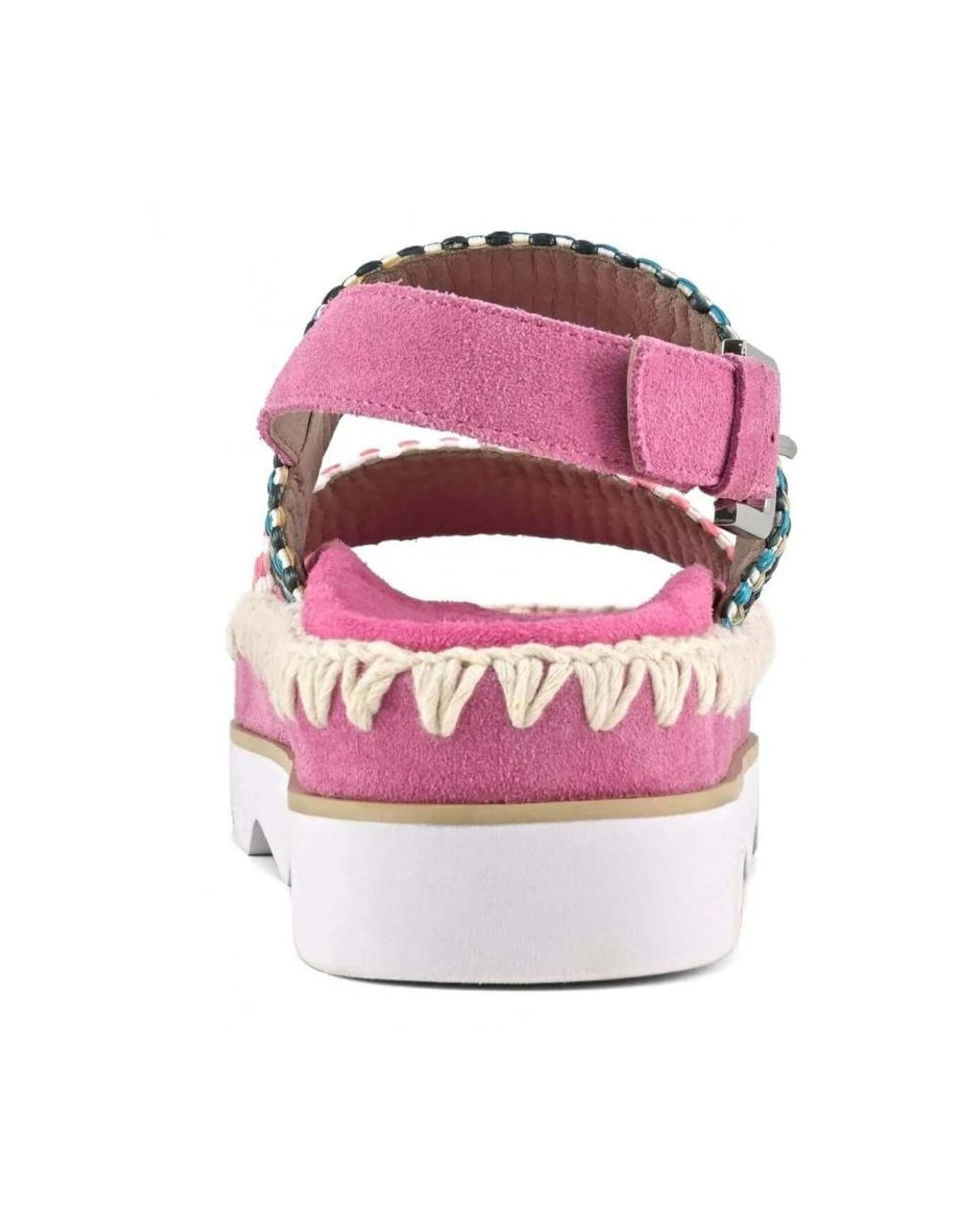 Mou Pink Flat Sandals