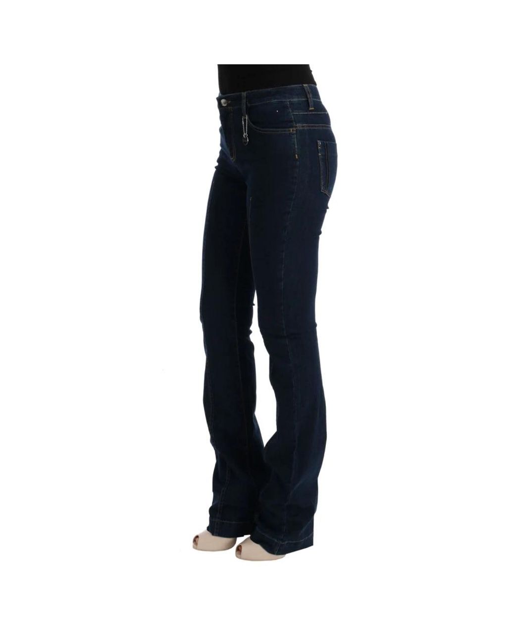 CoSTUME NATIONAL Blue Boot-Cut Jeans