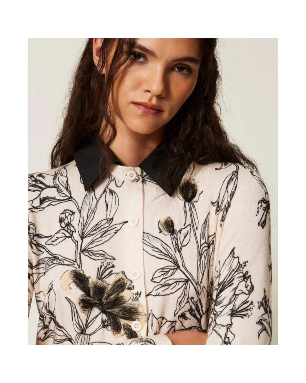 Cardigans Twinset en coloris Black