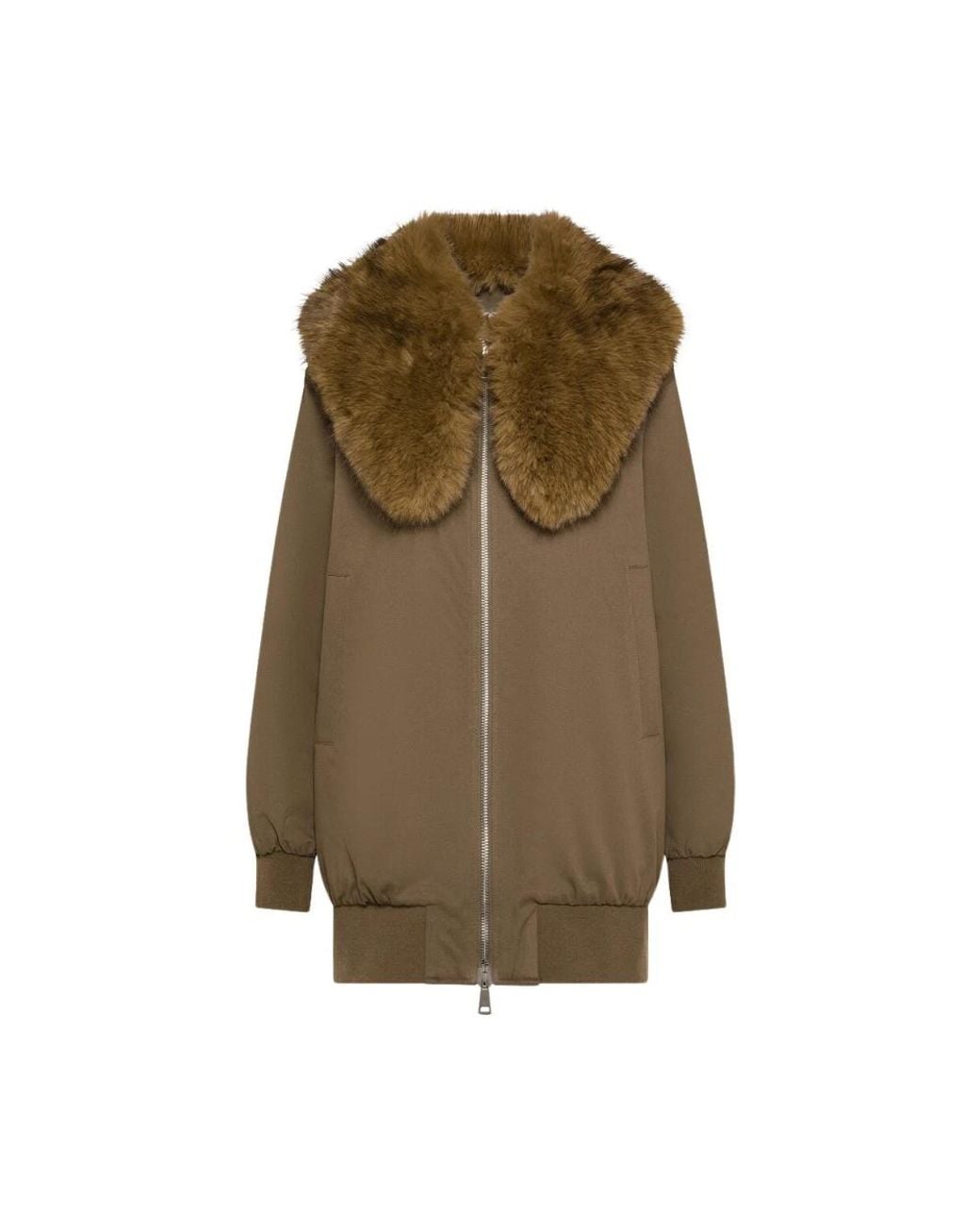 Seventy Green Faux Fur & Shearling Jackets