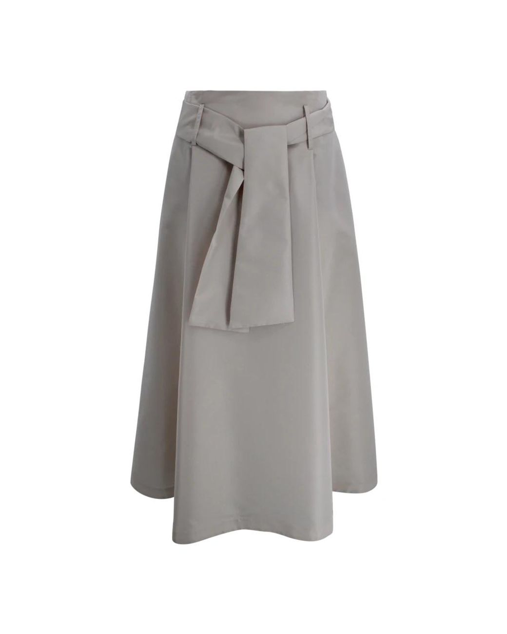 D.exterior Gray Midi Skirts