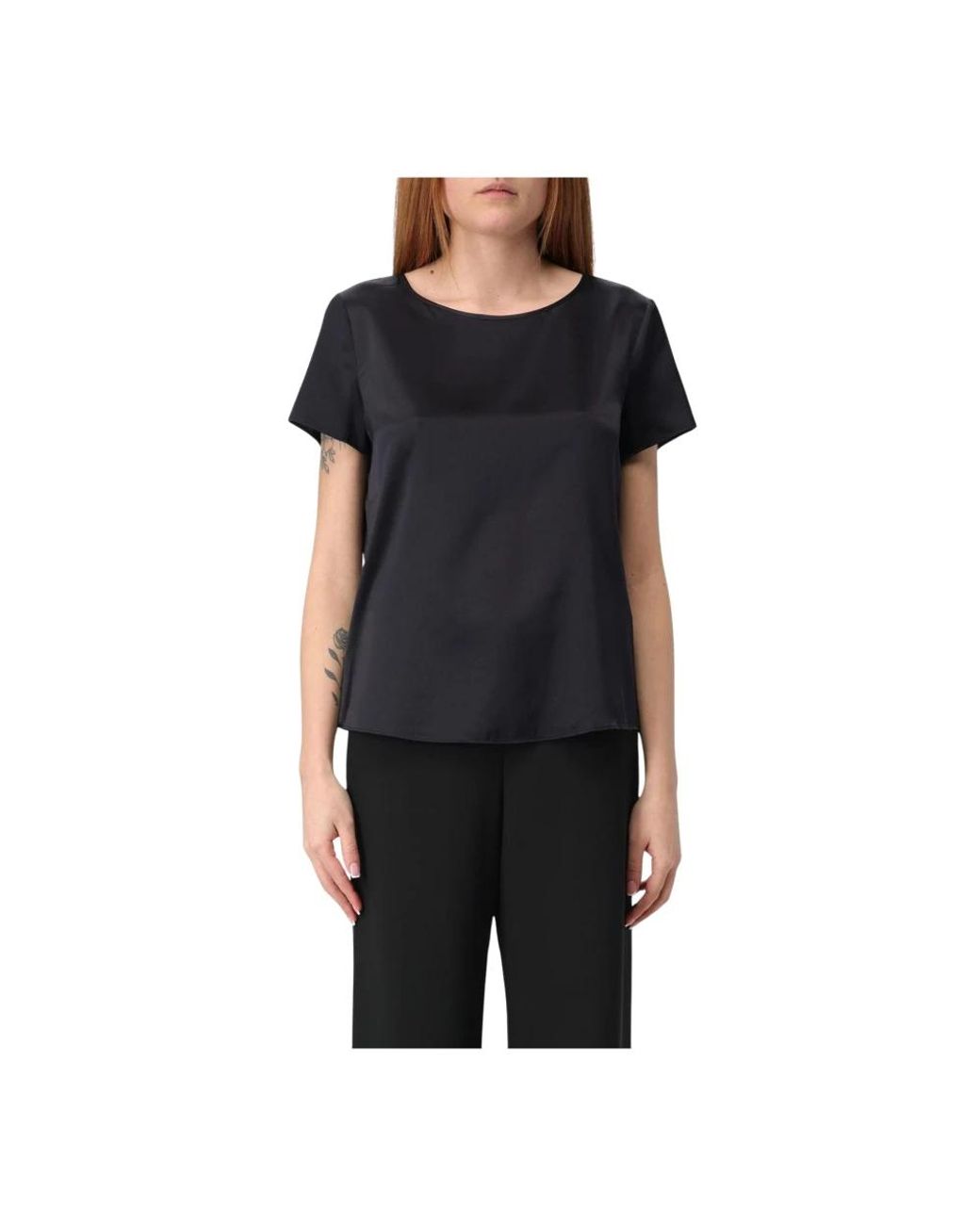 Emporio Armani Black Blouses