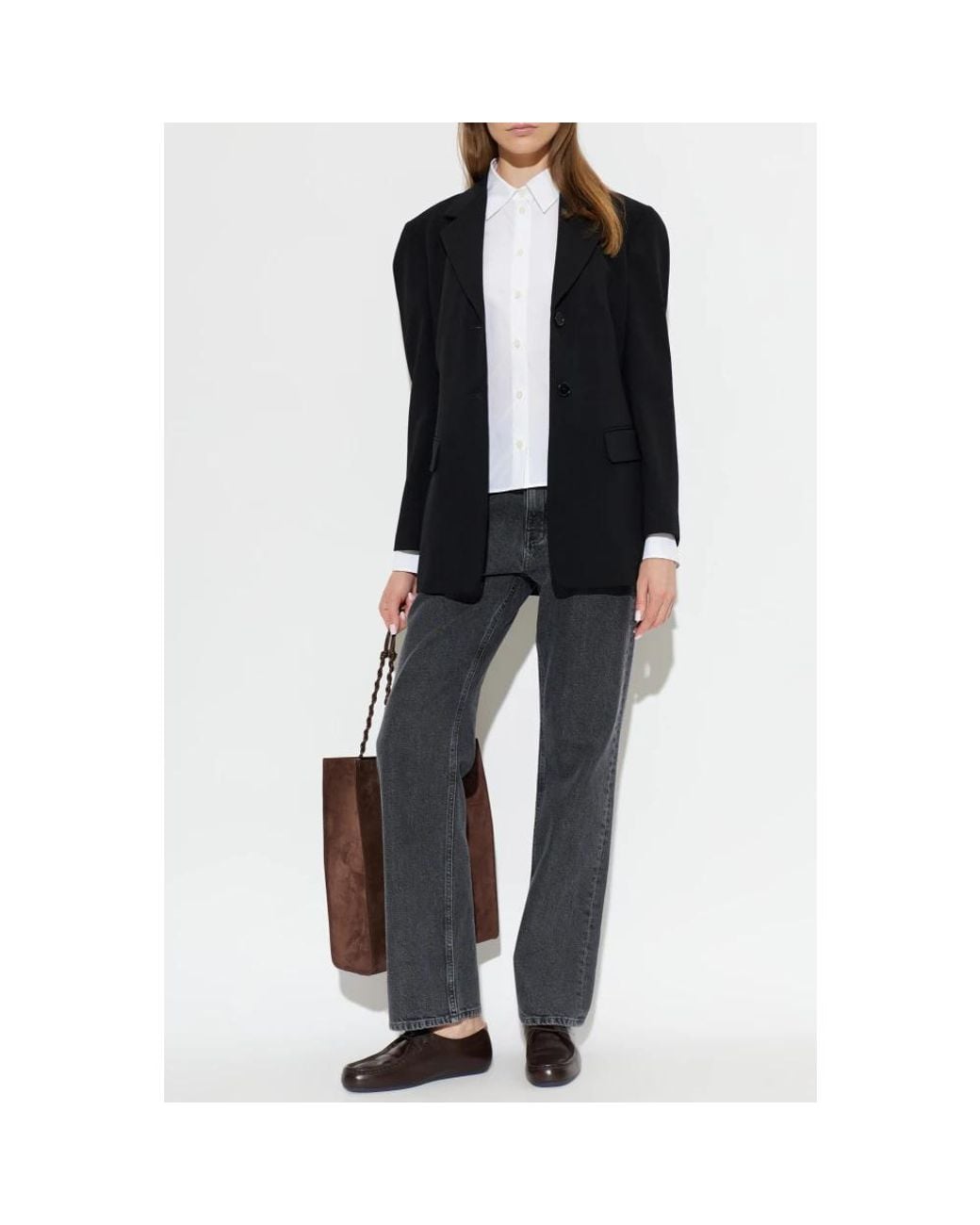 Jil Sander White Tailliertes Hemd