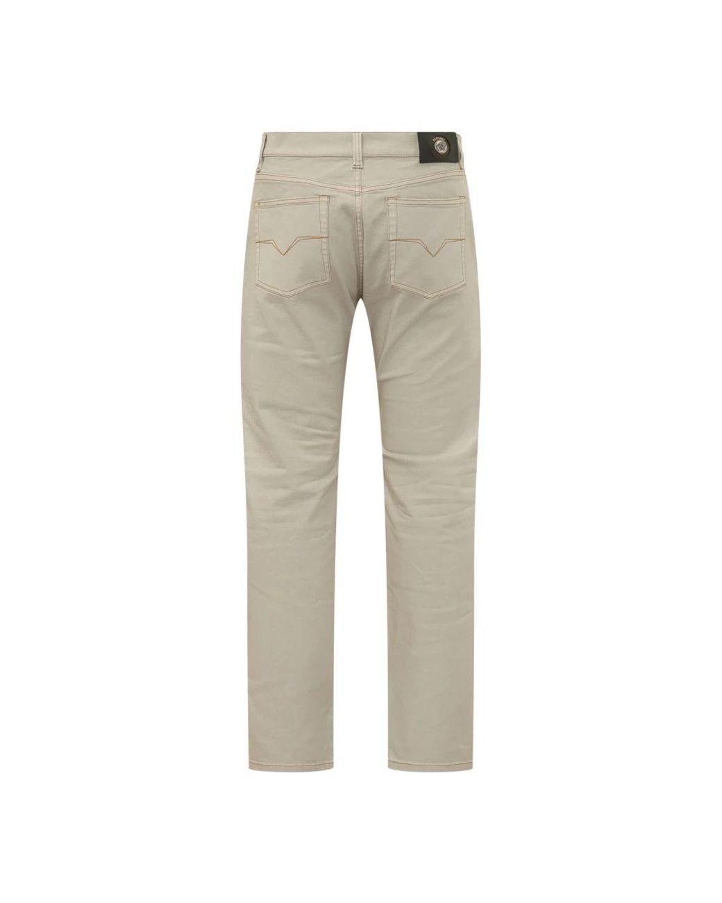 Versace Gray Slim Fit Jeans for men