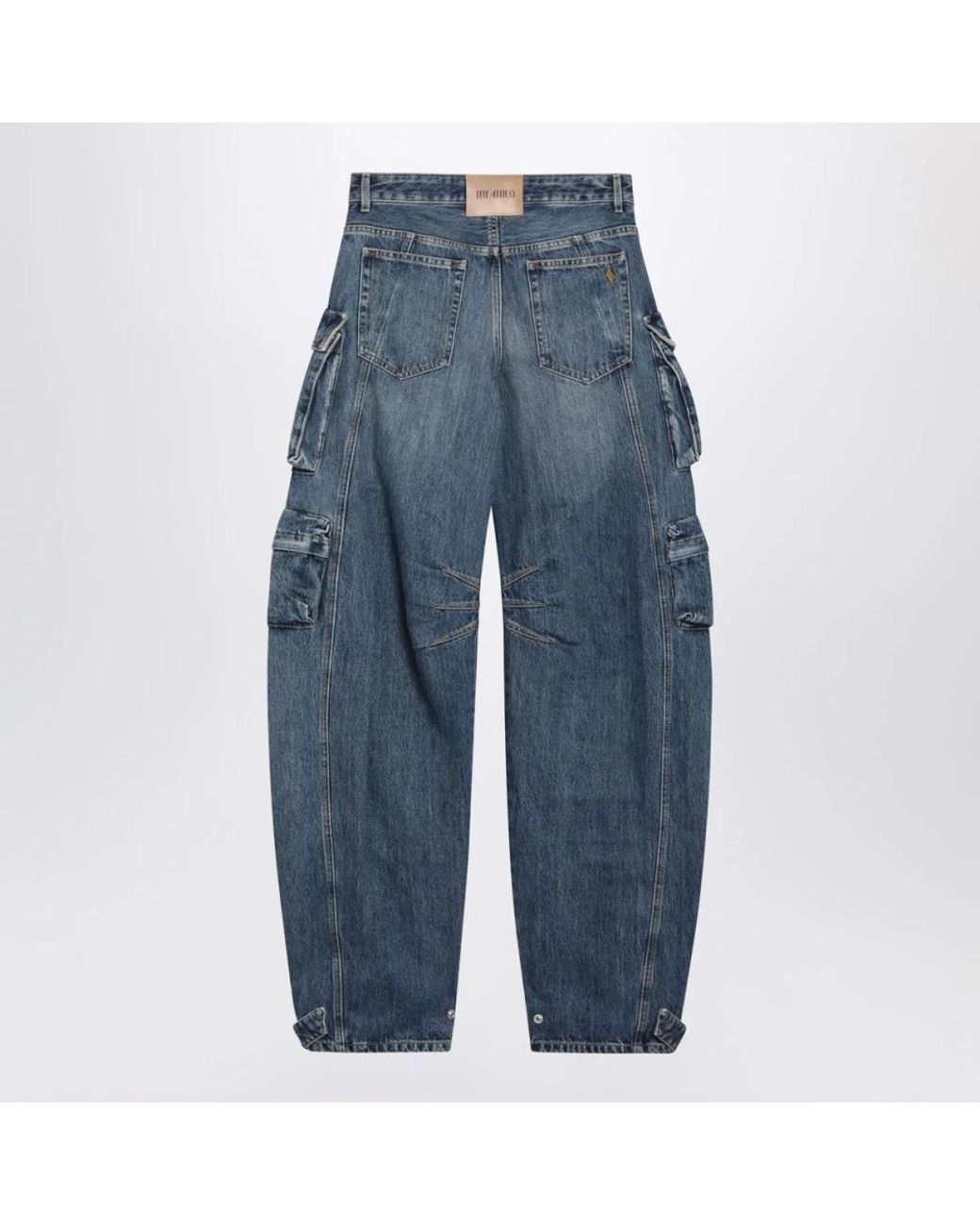 The Attico Blue Loose Fit Jeans