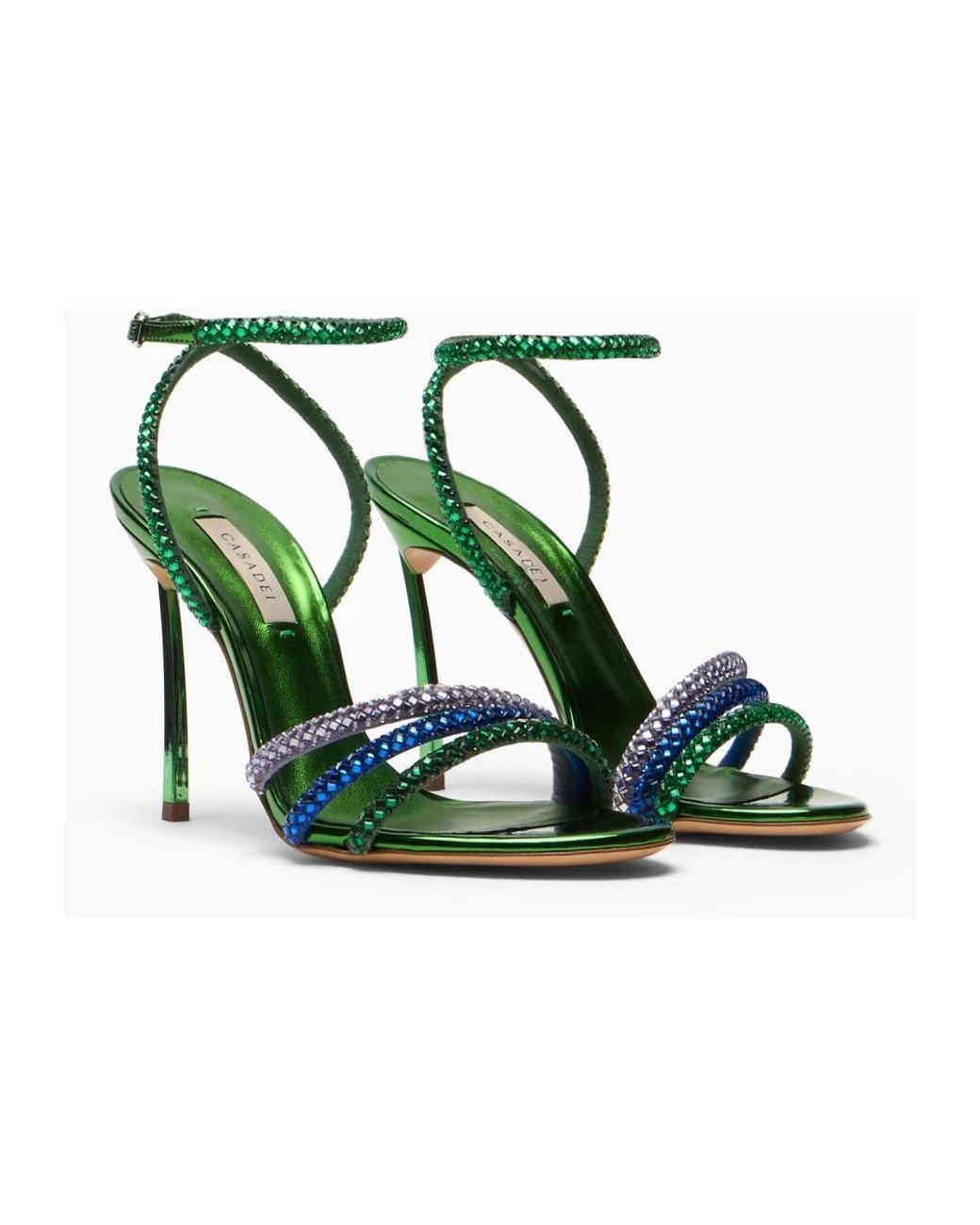 Casadei Green High Heel Sandals