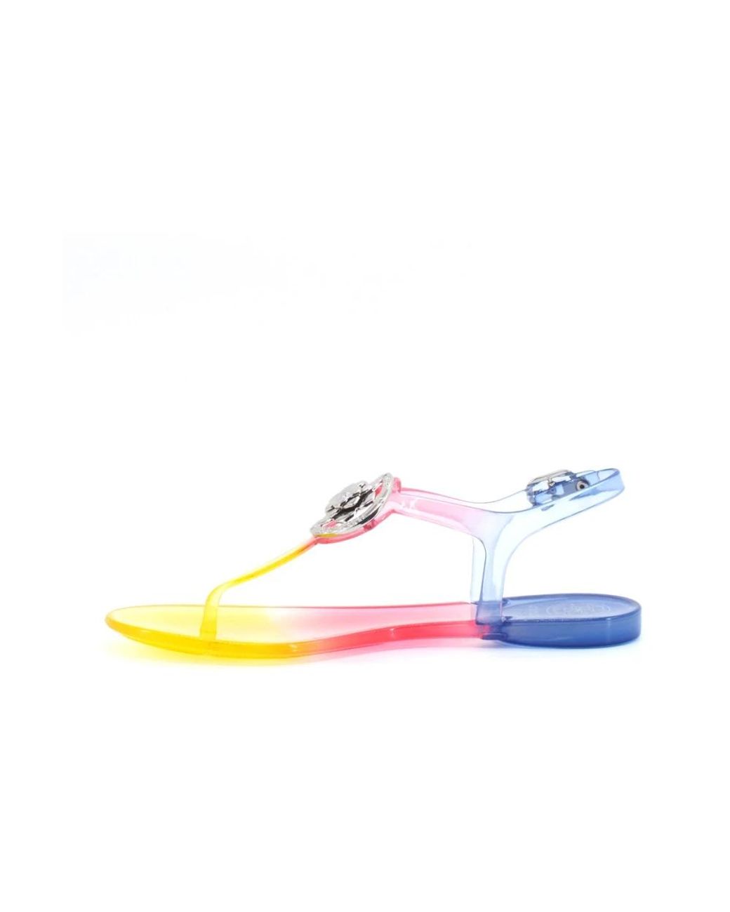 Guess Yellow Flat Sandals