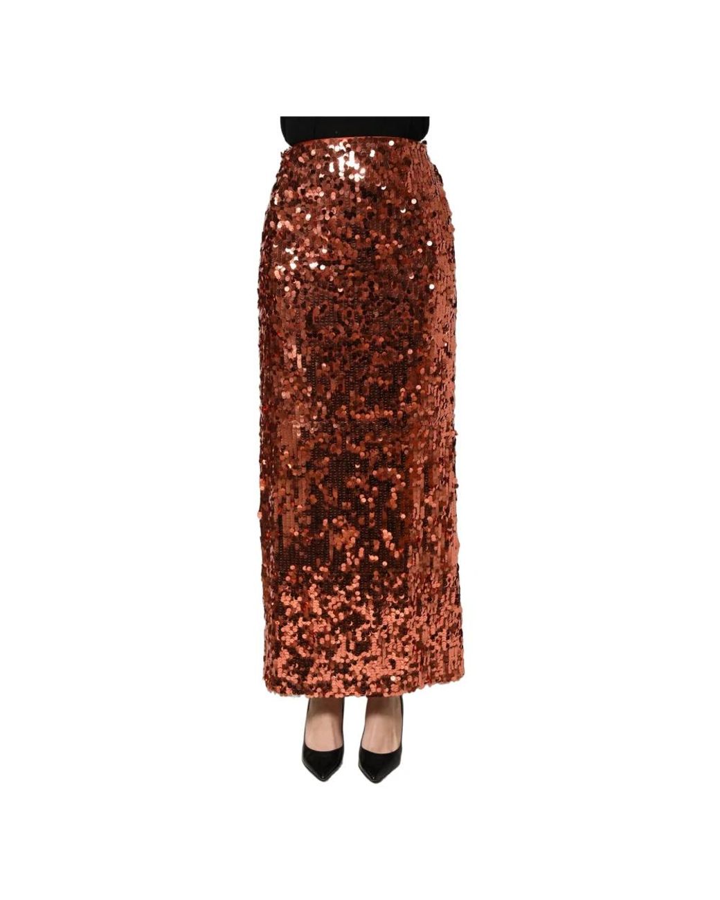 Dolce & Gabbana Brown Maxi Skirts