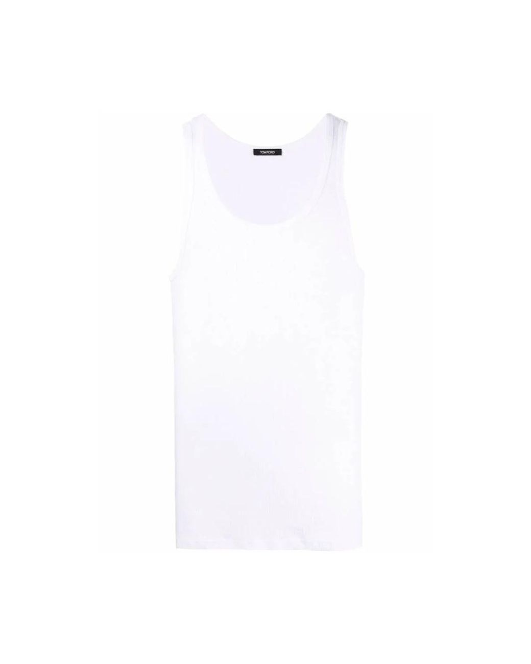 Tom Ford White Sleeveless Tops for men
