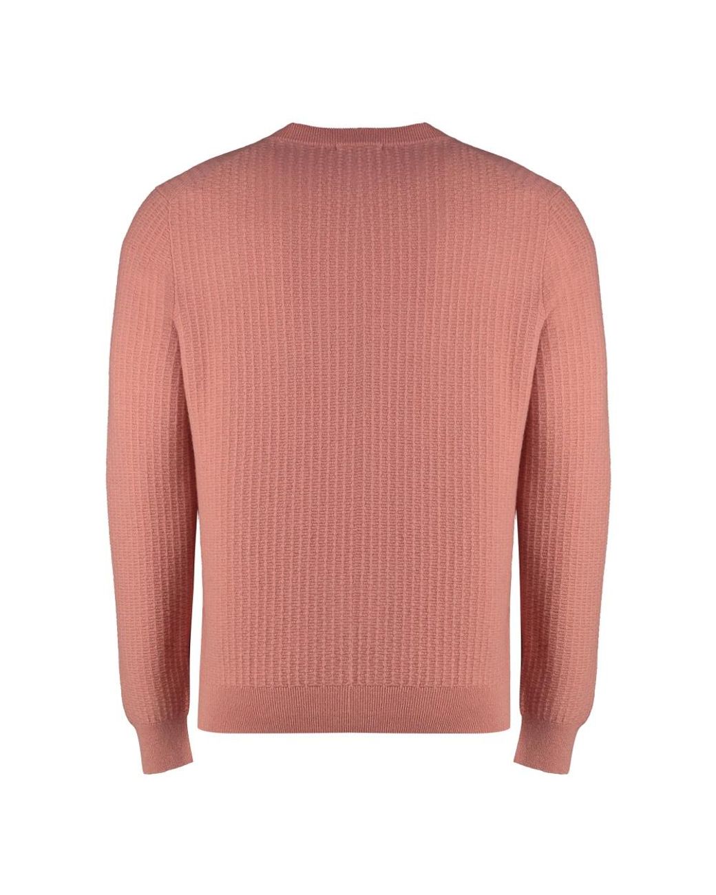 Malo Pink Round-Neck Knitwear for men