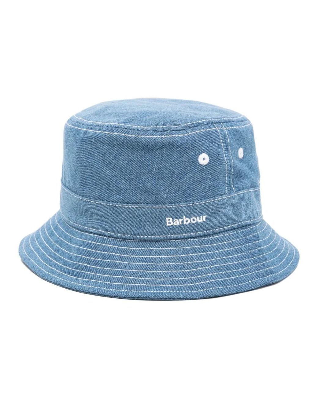 Barbour Grindle Bucket Hat in het Blue voor heren