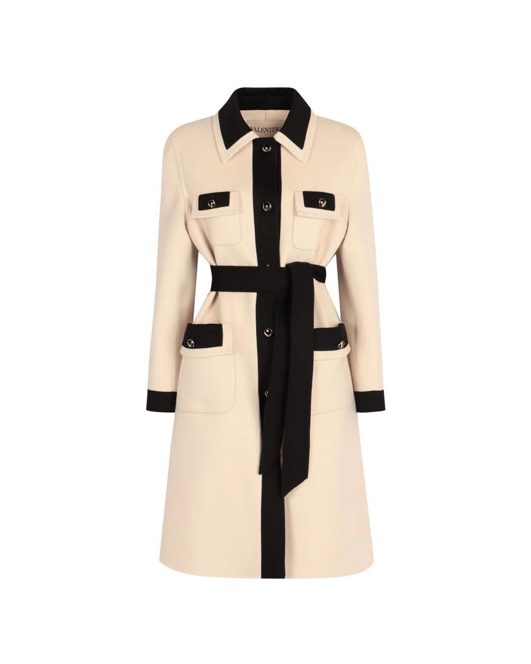 Valentino Garavani Natural Belted Coats