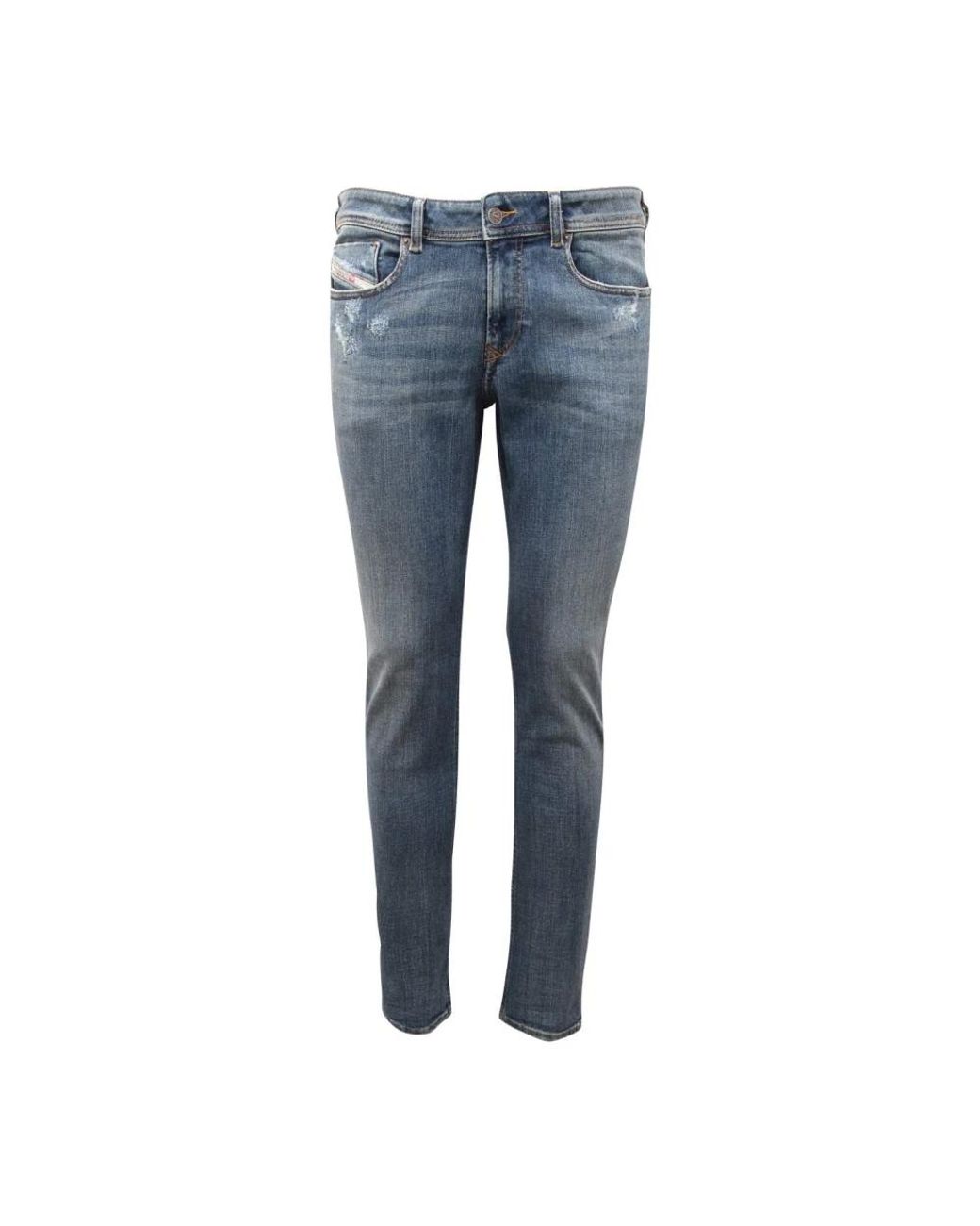 DIESEL Blue Slim Fit Jeans for men