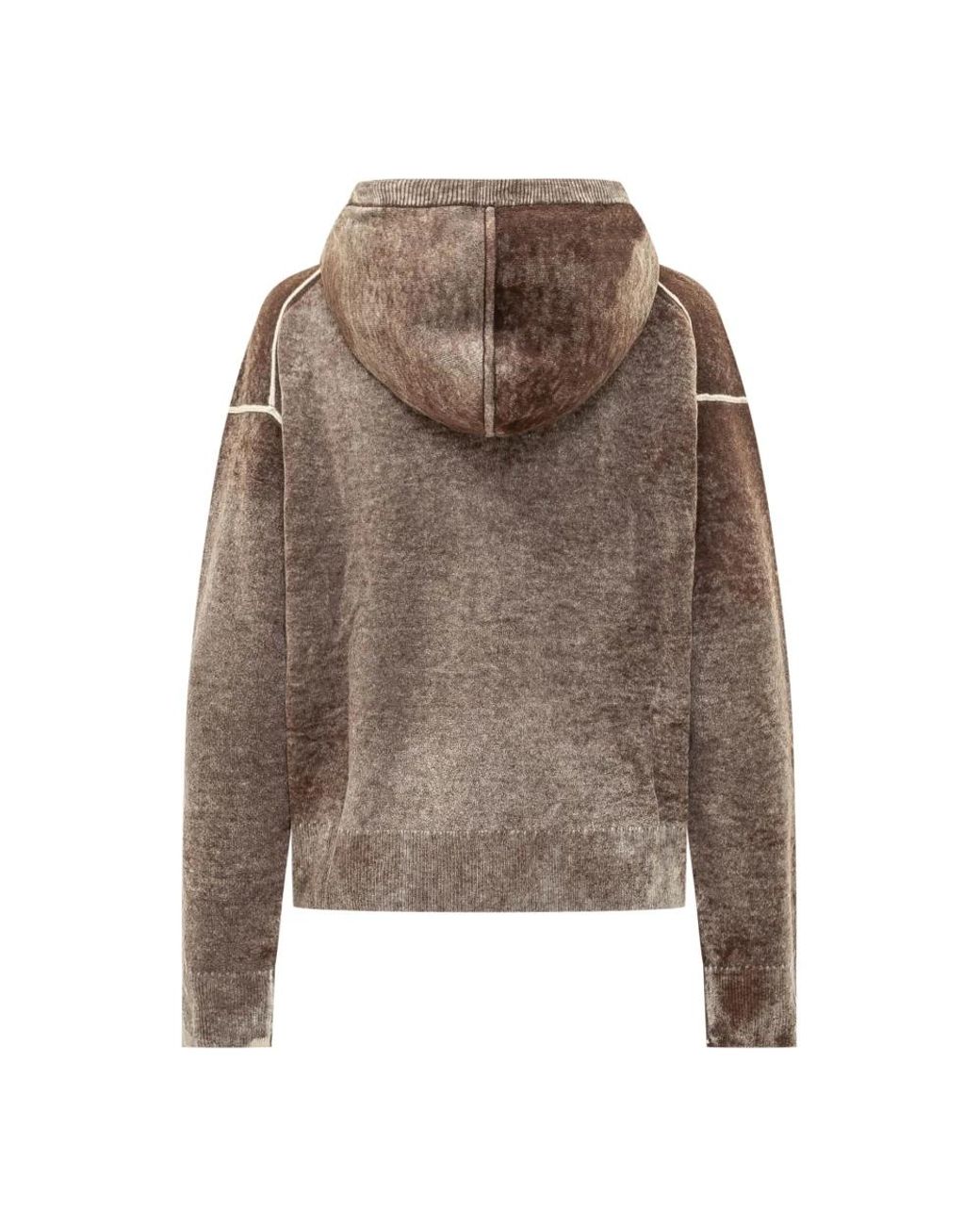 DIESEL Brown Hoodies